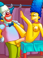 Toon mom maude flanders caught riding homer's dick on the chair.